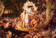 Paton, Sir Joseph Noel The Reconciliation of Oberon and Titania oil painting artist